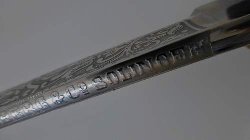 Paul Weyersberg &amp; Co triple etched Lionshead TR sword