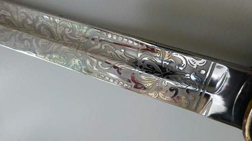 Paul Weyersberg &amp; Co triple etched Lionshead TR sword