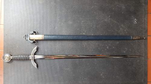 E &amp; F Horster Luftwaffe Sword