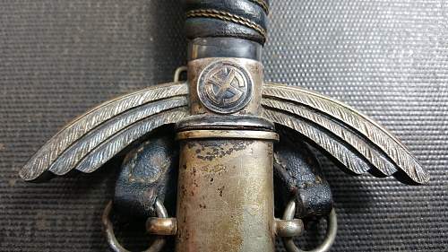 E &amp; F Horster Luftwaffe Sword