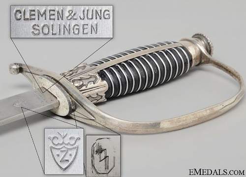 Polizei sword markings
