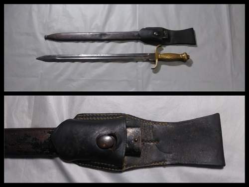 WW1 German Imperial Saw tooth Short Sword