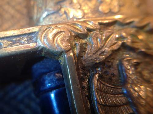 Third Reich sword with addition eagle.