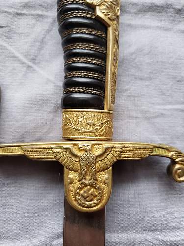 Is this ww2 German Lion Head Officers Parade Sword Real ?