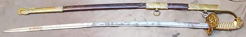 Sword - possible Weimar republic naval officer's sword?