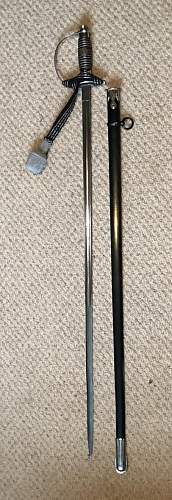 Police sword. Hermann Rath or Alcoso.