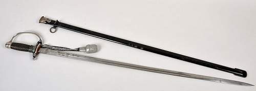 Police sword. Hermann Rath or Alcoso.