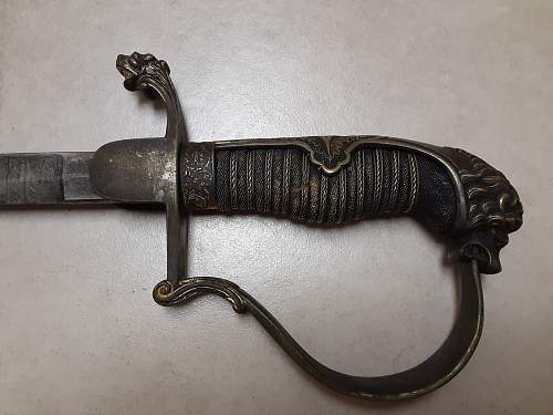Identification Assistance with German Sword