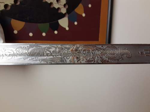 Identification Assistance with German Sword