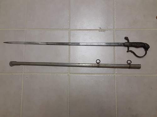 Identification Assistance with German Sword