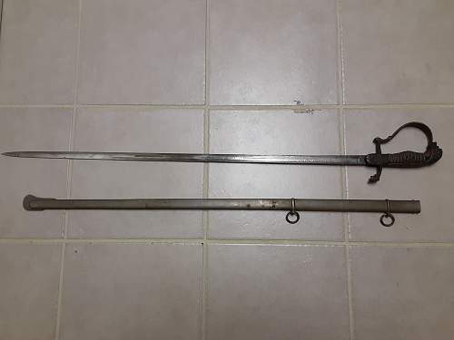 Identification Assistance with German Sword