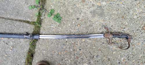 Sword belonging to Bergen Belson Commander