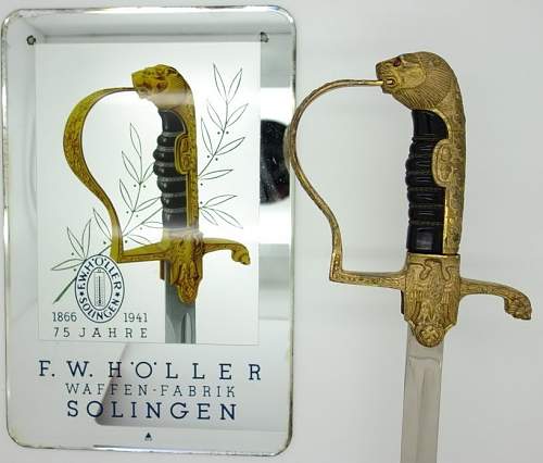 interesting rare type of Holler saber