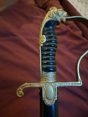 Help please : Authentic WW2 German Officer sword ?