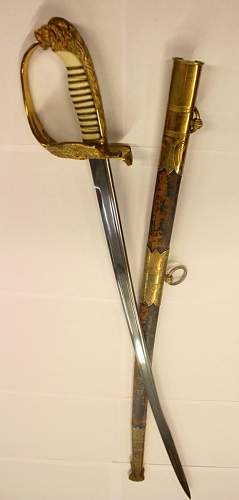 Kriegsnarine sword from Carl Eichorn