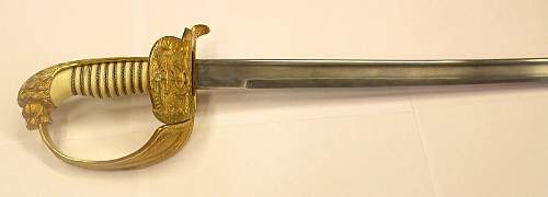 Kriegsnarine sword from Carl Eichorn