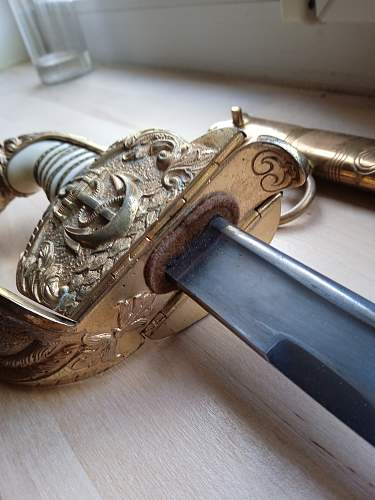Kriegsnarine sword from Carl Eichorn
