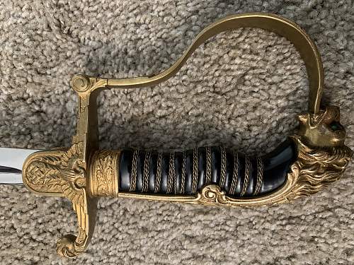 WKC Lion Head Sword Authentication