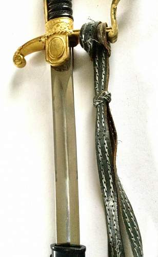 Sword with portepee