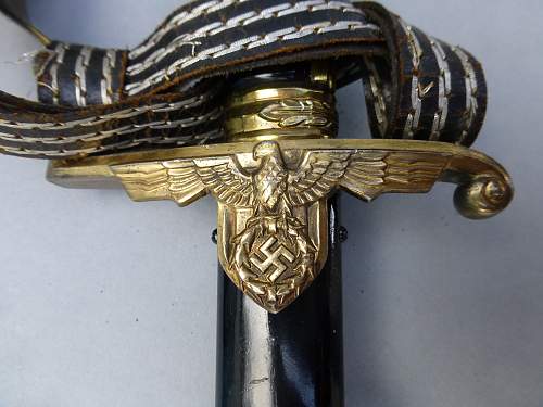 Beautiful Prinz Eugen Pattern Sword with Knot
