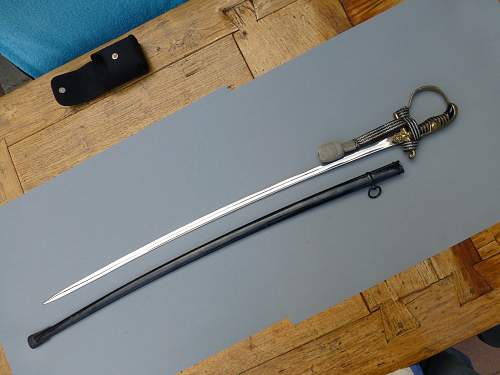 Beautiful Prinz Eugen Pattern Sword with Knot