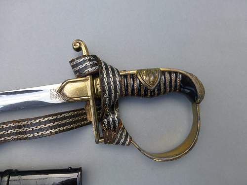 Beautiful Prinz Eugen Pattern Sword with Knot