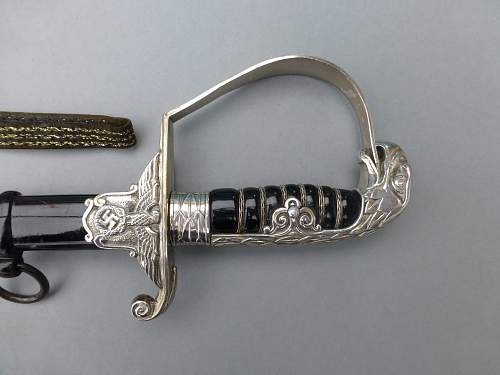 One of the rarest Third Reich Swords: May I introducea mint Prison/Justiz Official Sword by Eickhorn