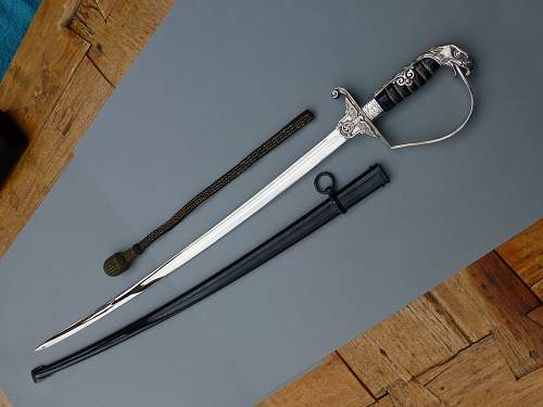 One of the rarest Third Reich Swords: May I introducea mint Prison/Justiz Official Sword by Eickhorn