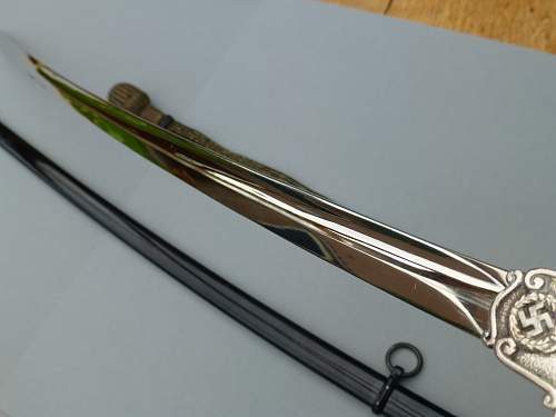 One of the rarest Third Reich Swords: May I introducea mint Prison/Justiz Official Sword by Eickhorn