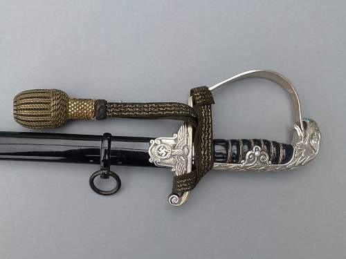 One of the rarest Third Reich Swords: May I introducea mint Prison/Justiz Official Sword by Eickhorn