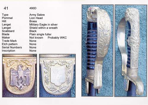 Swords, Sabres and Imperial during the Third Reich