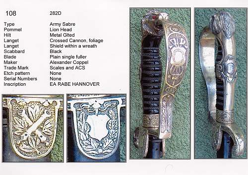 Swords, Sabres and Imperial during the Third Reich