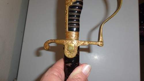 Heer officer dove head sword - Emil Voos, Solingen.