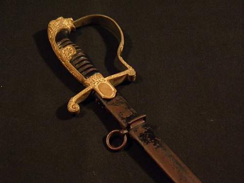 Lions Head artillery sword by Pack