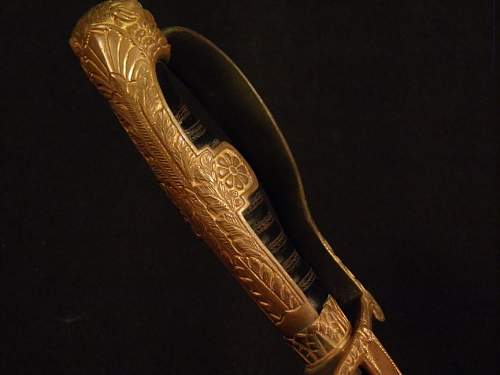 Lions Head artillery sword by Pack