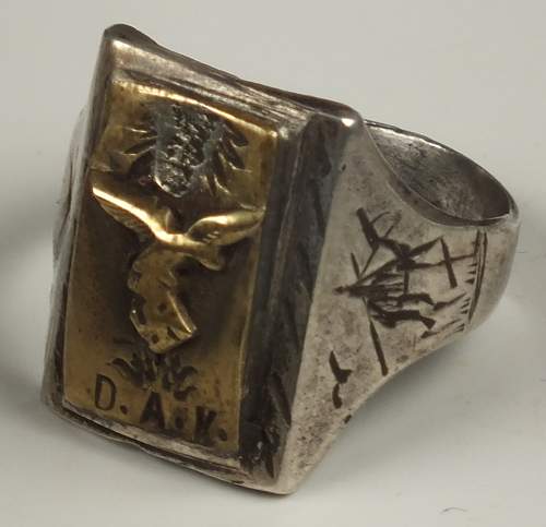 2 WW2 German DAK Rings.... real or fake?