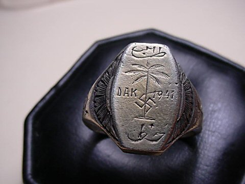 2 WW2 German DAK Rings.... real or fake?