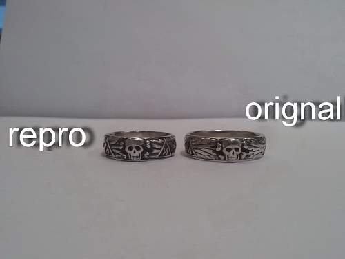 Higher quality repro SS honour ring