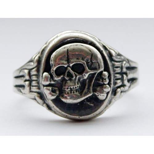 German skull ring