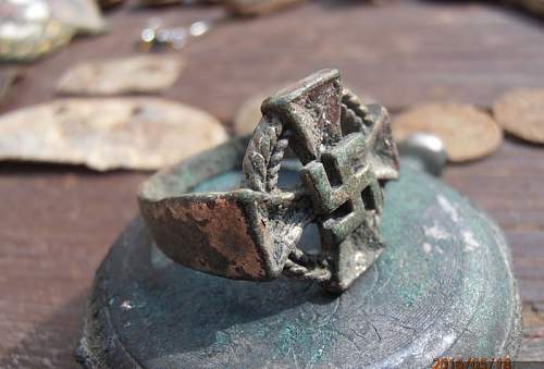 Iron Cross Swastika Ring