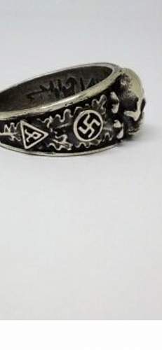 Help.... is this a fake SS ring from Konigsberg bunker