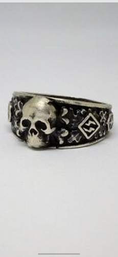 Help.... is this a fake SS ring from Konigsberg bunker