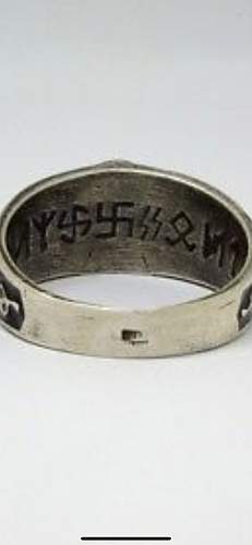 Help.... is this a fake SS ring from Konigsberg bunker