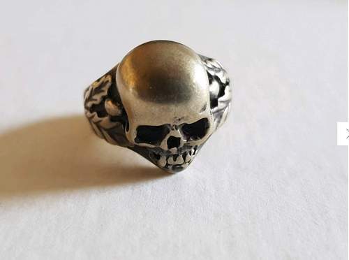 Waffen SS Totenkopf Ring Authentic? PICS