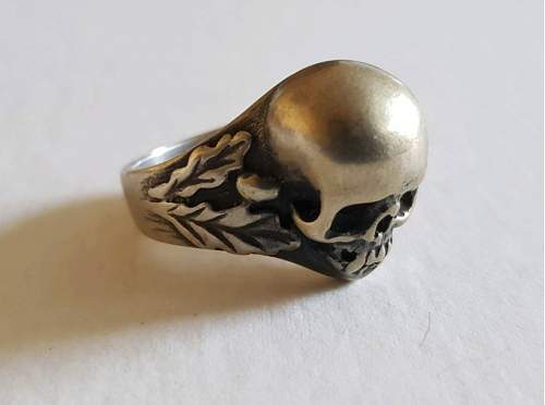 Waffen SS Totenkopf Ring Authentic? PICS