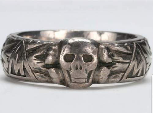 Waffen SS Totenkopf Ring Authentic? PICS