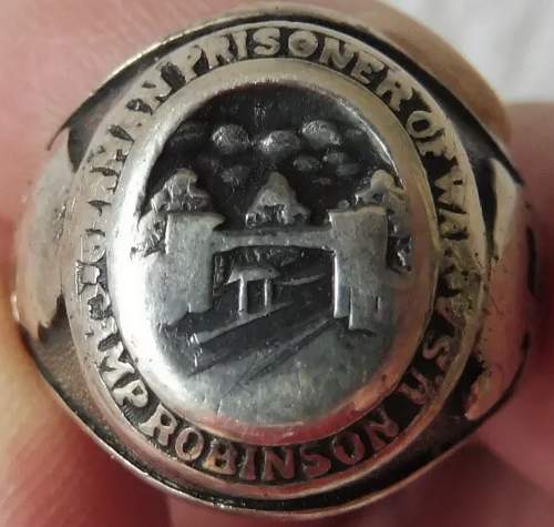 German POW Camp Robinson Ring