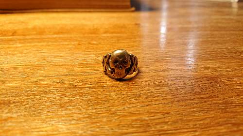 Skull and Bones silver Ring