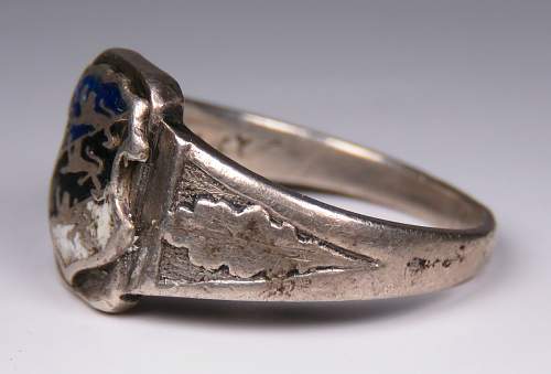 Salty Estonian patriotic ring