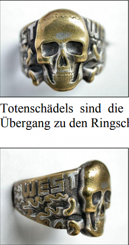 West Wall Totenkopf Ring?